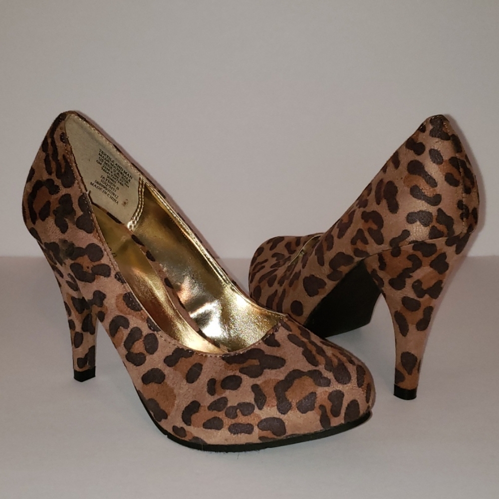 Attention Leopard Print High Heels